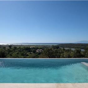 4 bedroom villa with pool & sea views, Acharavi, sleeps 8